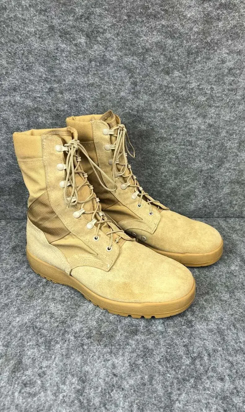 McRae Footwear Mil-Spec Hot Weather Combat Boots Vibram Sole, Size 12N